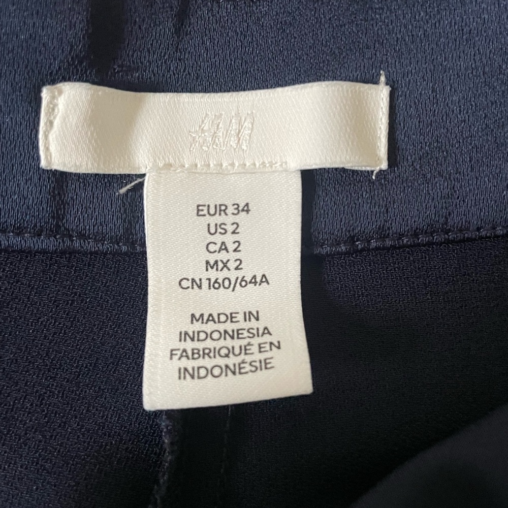 H&M WIDE-LEG SATIN PANTS - Picture 5 of 9